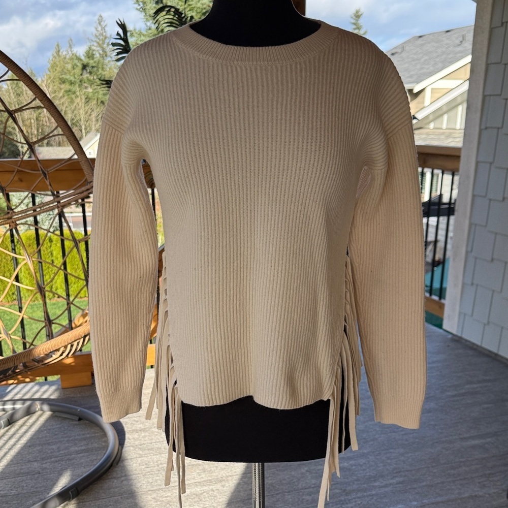 Luisa Cerano | Wool Blend Tassel Sweater